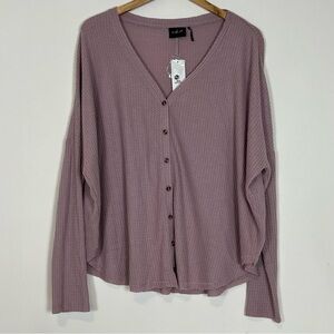 NWT Urban Outfitters mauve Button-Down Shirt